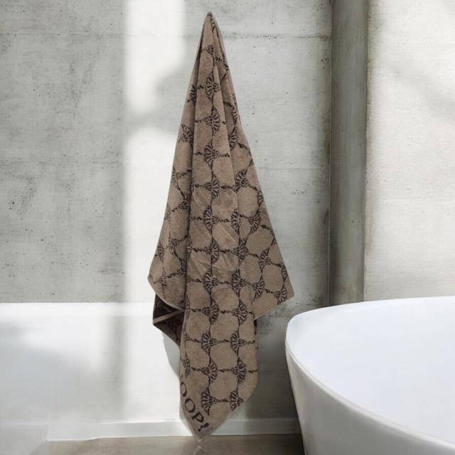 JOOP! Frottiertuchserie Classic Cornflower 1611 Duschtuch Mocca