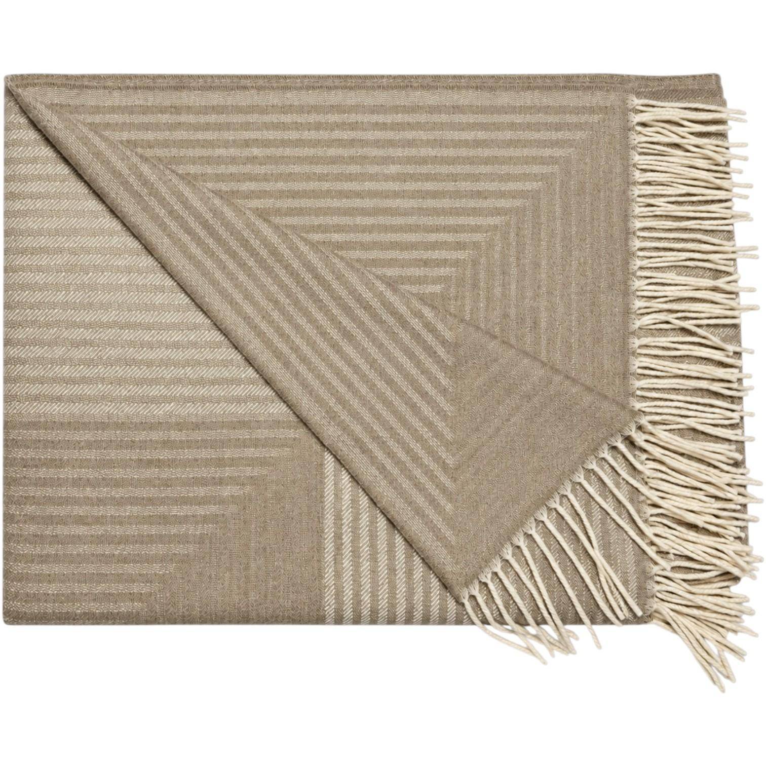 Annett Moschner Plaid Frame One Natur 130 x 195 cm