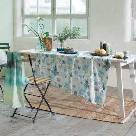 Pichler Mitteldecke Waterblossom Lagune 85 x 85 cm