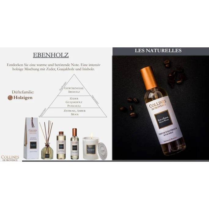 Collines De Provence Raumduft-Spray Ebenholz 100ml