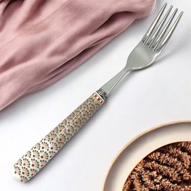 PiP Studio Fork Floral Khaki 20 cm