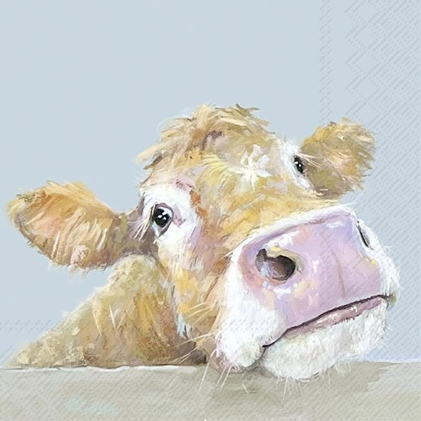 Ihr Lunch Serviette Cow Bella 33 x 33 cm