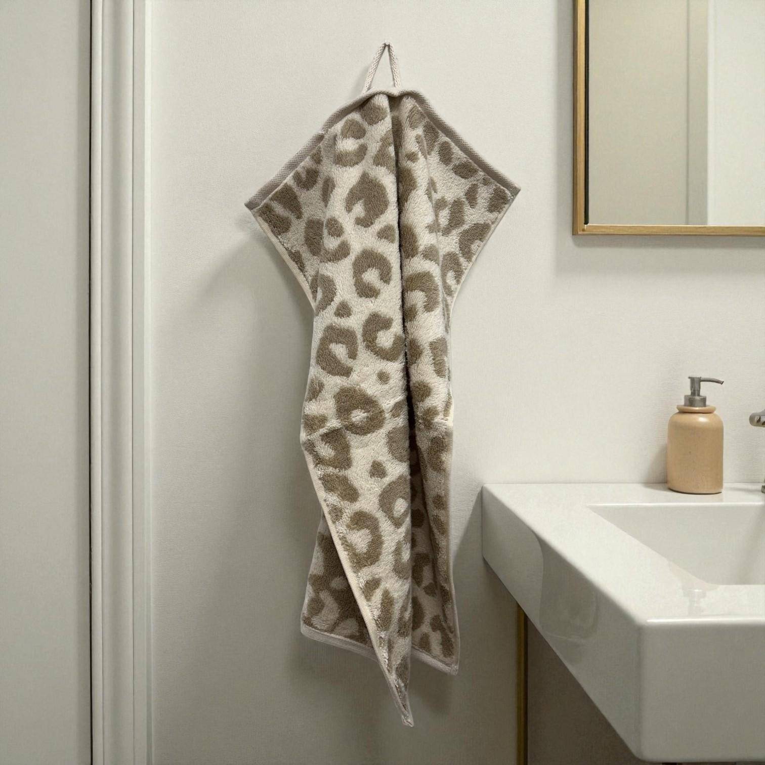 Cawö Frottiertuchserie Two-Tone Leo 540 Gästetuch in Natur 30 x 50 cm