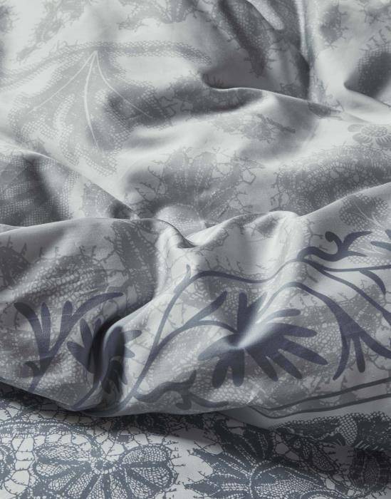 Essenza Baumwollsatin Bettwäsche Maere Hazy Blue 135 x 200 cm