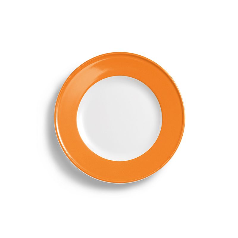Dibbern Solid Color Teller flach 21 cm orange