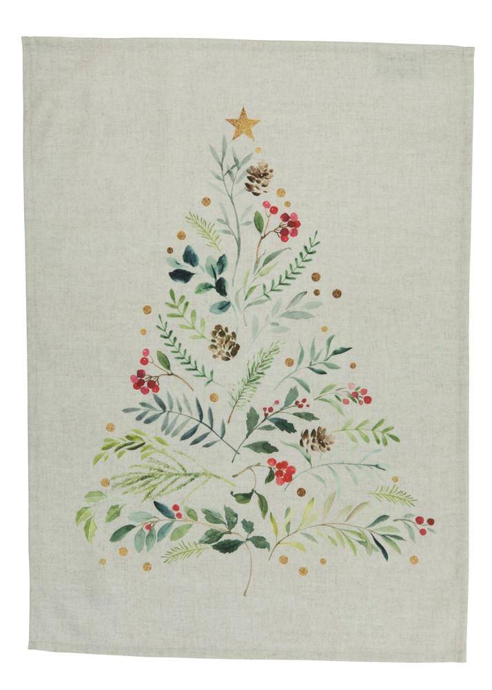 Pichler Geschirrtuch Alvar - X  Mas Time 50 x 70 cm - Pinie