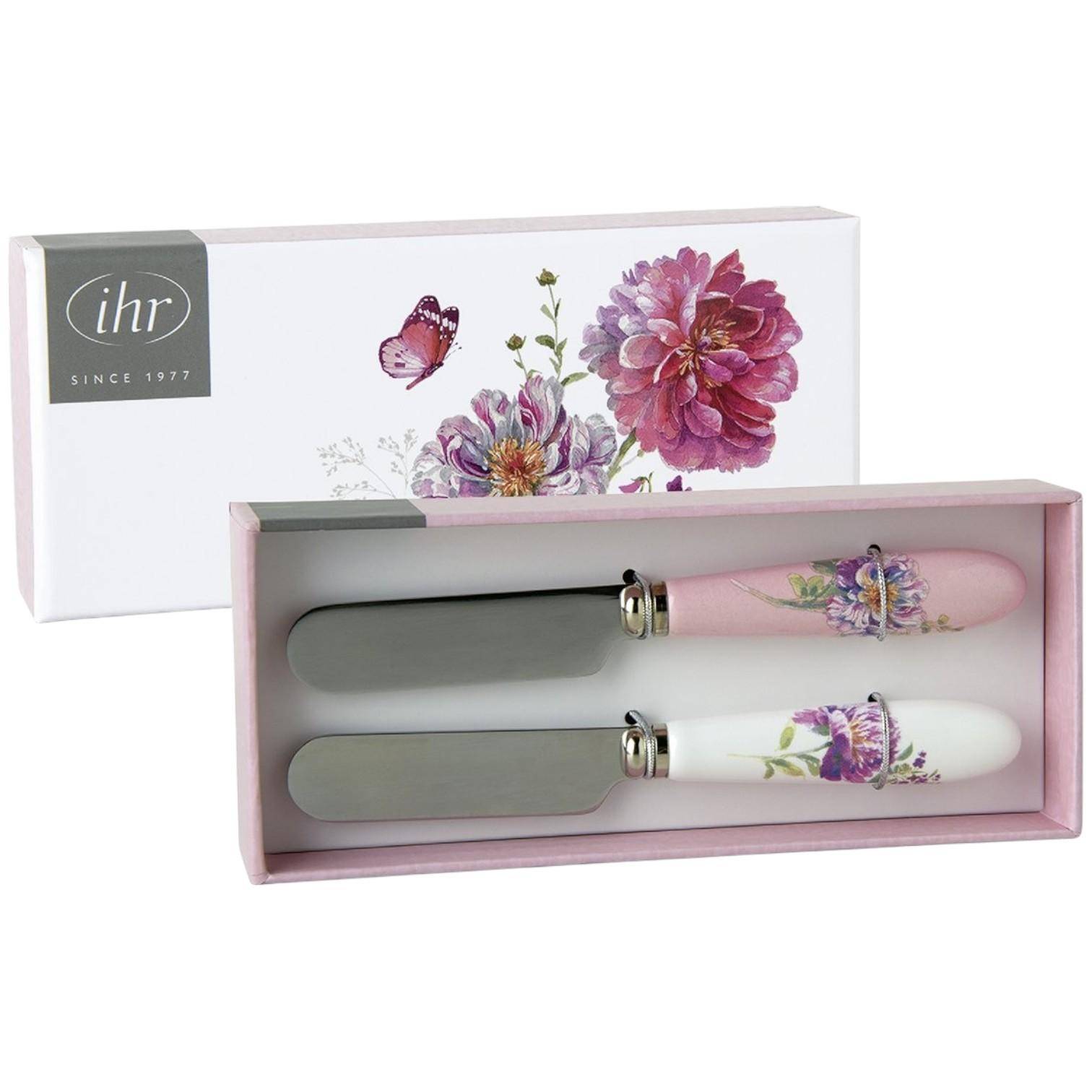 ihr Buttermesser Jardin Rose Weiß 2er Set