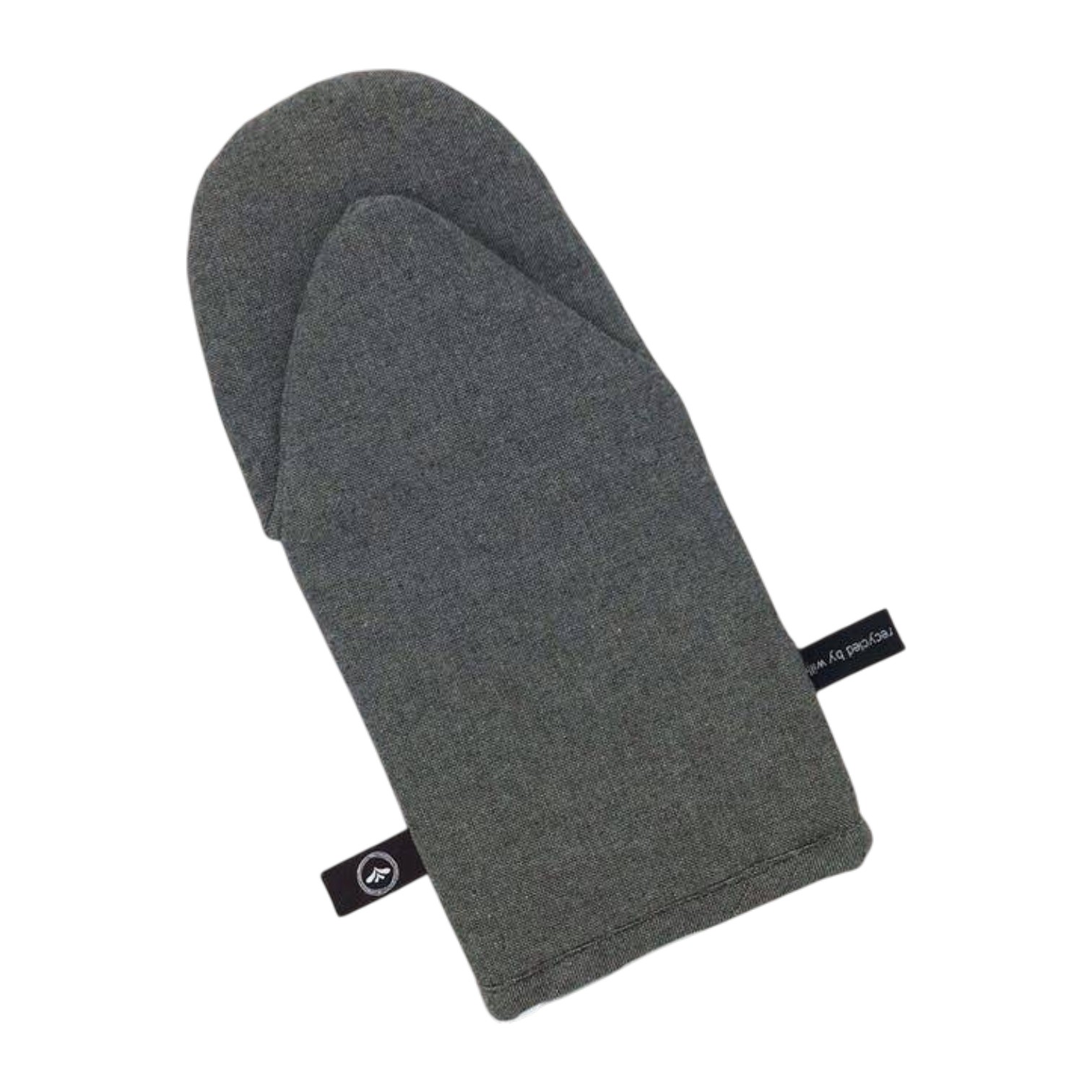 Recycled by wille - Recycelter Ofenhandschuh Gösta in Dark Grey/Grey Melange