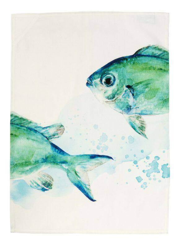 Pichler Geschirrtuch Fishes