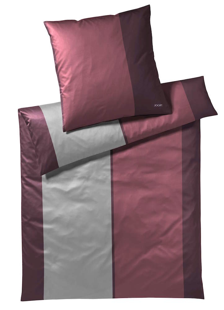 JOOP! Bettwäsche Partition Maroon - 155 x 220 cm