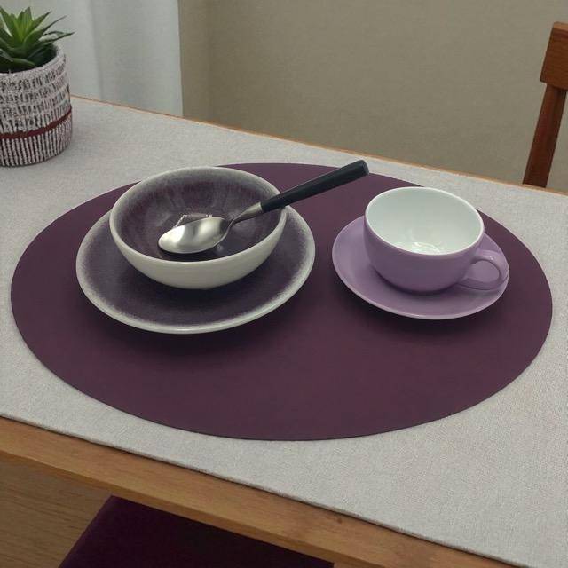 Lind DNA Tischset Oval L Plume Nupo in 35 x 46 cm