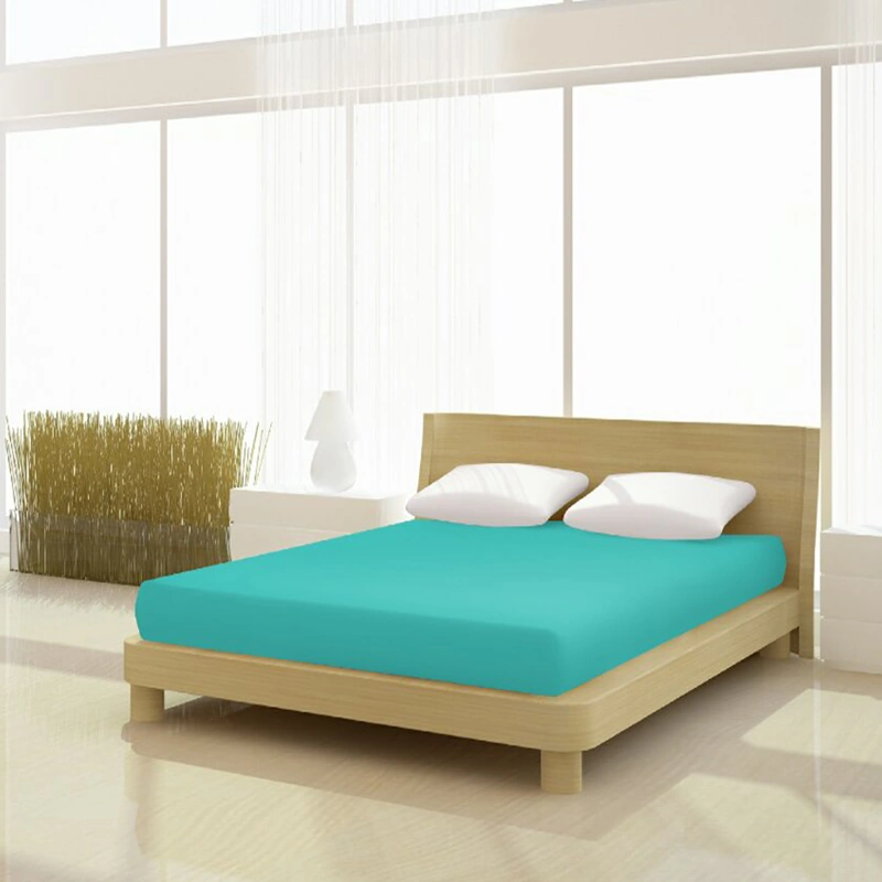Mr. Sandman Spannbetttuch Full Elastan de Luxe Fb. Türkis 140 - 160 x 200 - 220 cm