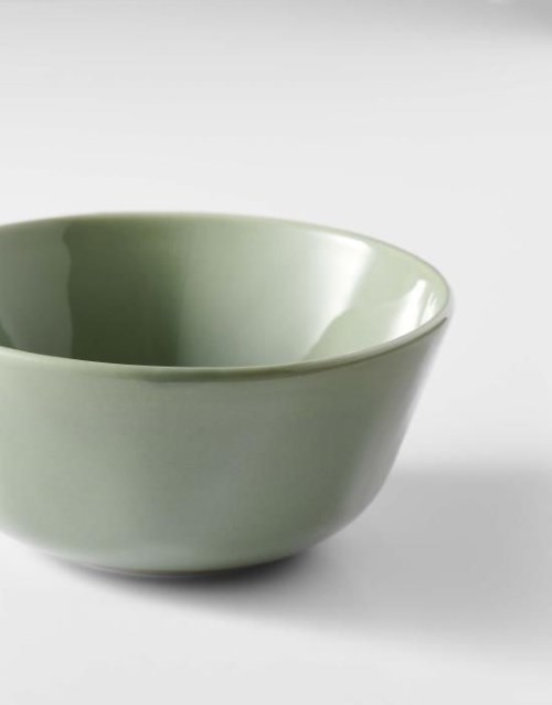 Essenza Sculpture Bowl Small Stone Green 12 cm