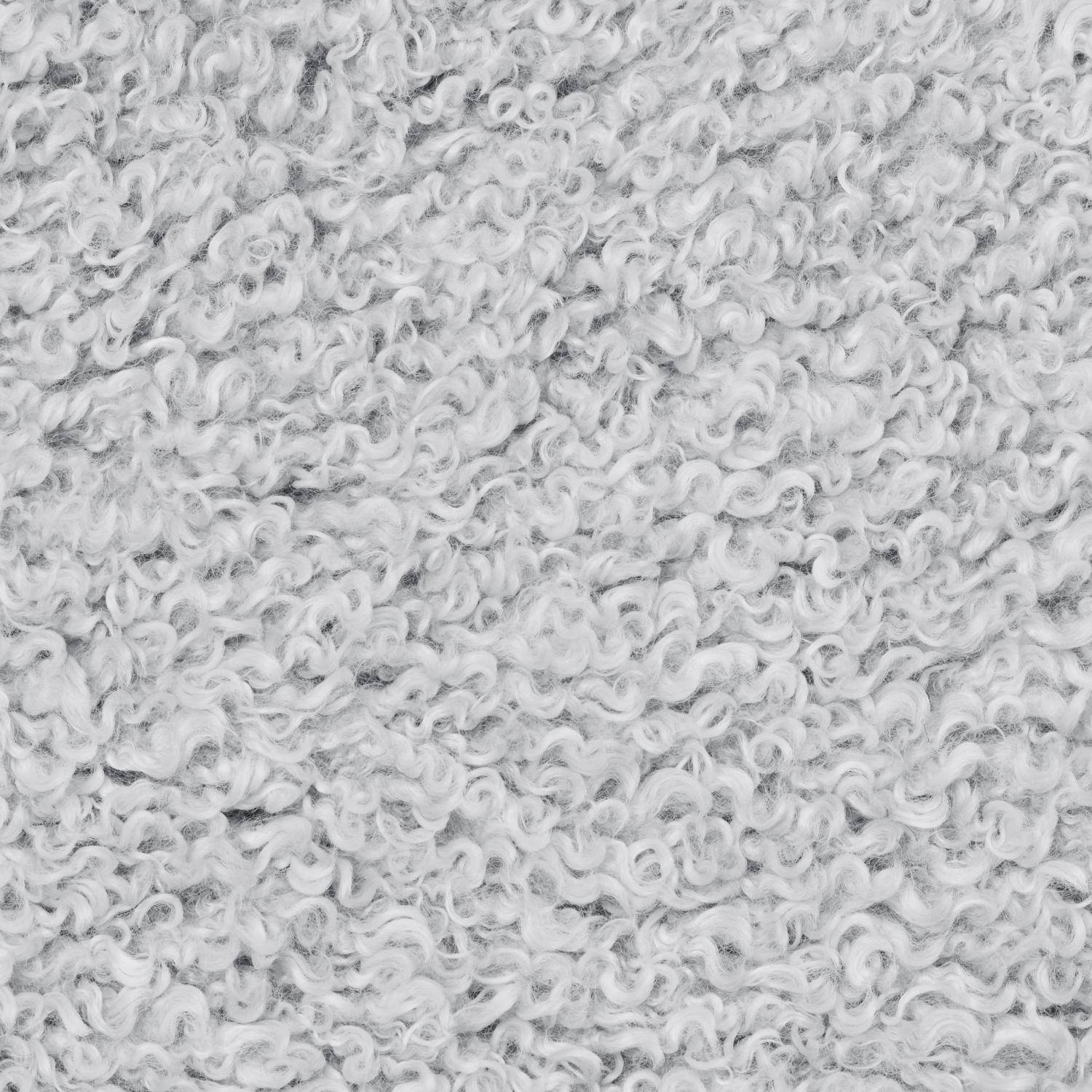 Skinnwille Dekofell Wooly Silber 60 x 180 cm