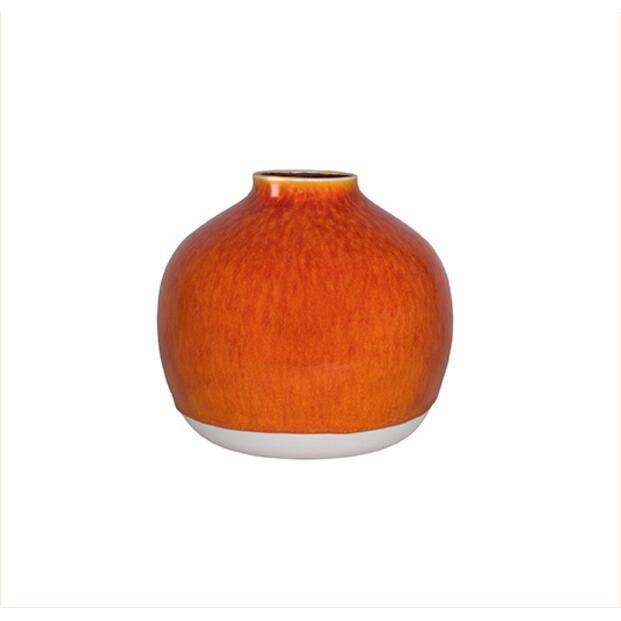 Jars Keramik Vase Nefle Orange 16 cm hoch