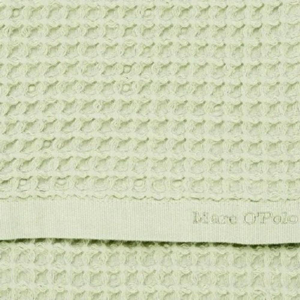 Marc O’Polo MOVA Frottiertuch Light Green – Strukturdetail in sanftem Grün