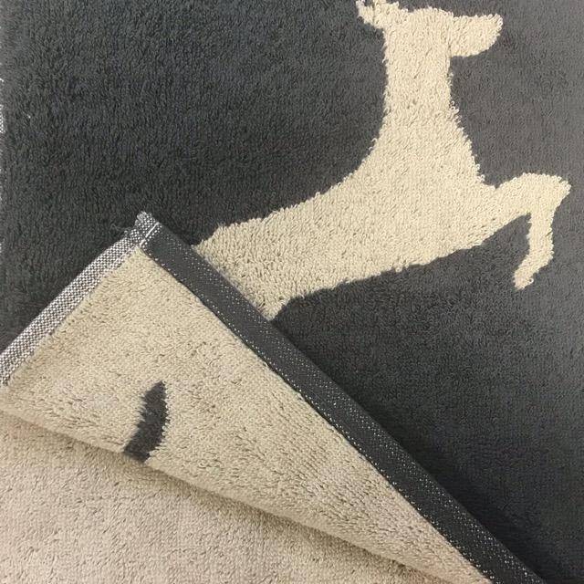 Cawö Frottiertuchserie Alpenchic Duschtuch 6228 in Granit 70 x 140 cm
